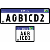 emplacamento de veículo placa mercosul Parada Inglesa